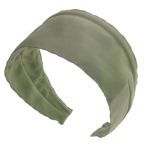 Basic Extra Wide Satin Headband - Image 8