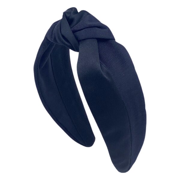 Satin & Grosgrain Blair Turban Headband - Image 2