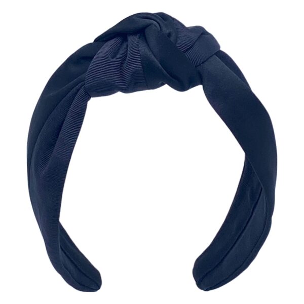 Satin & Grosgrain Blair Turban Headband - Image 5