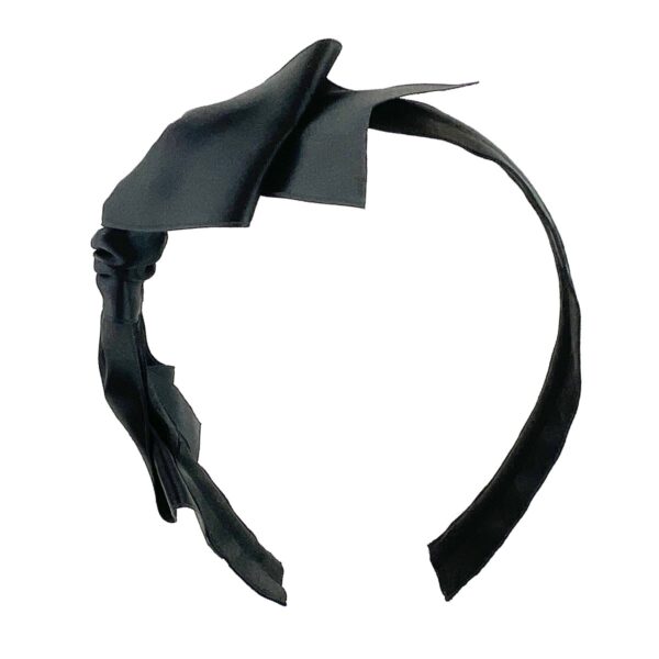 Satin Nicolette Side Bow Headband - Image 6