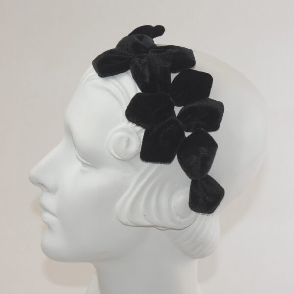 Velvet Sabrina Vintage Style Headband - Image 3