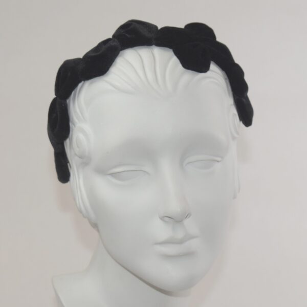 Velvet Sabrina Vintage Style Headband - Image 4