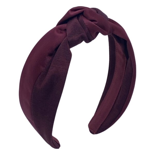 Satin & Grosgrain Blair Turban Headband - Image 3