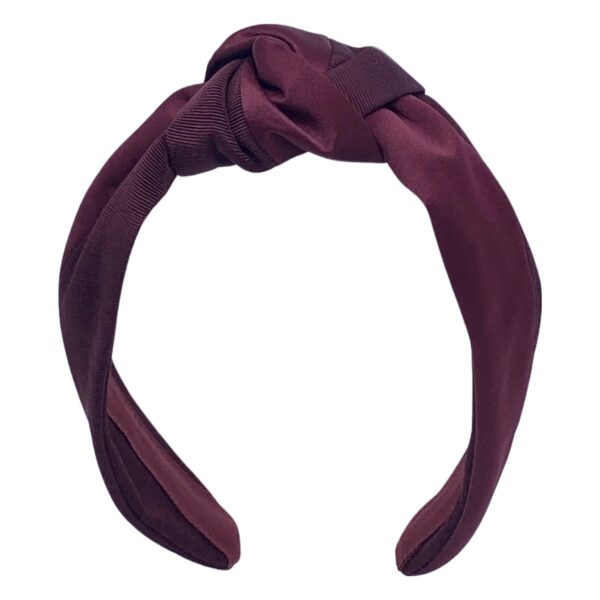 Satin & Grosgrain Blair Turban Headband - Image 6