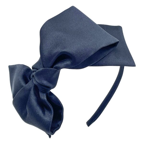 Finesse Taffeta Bow Headband - Image 9