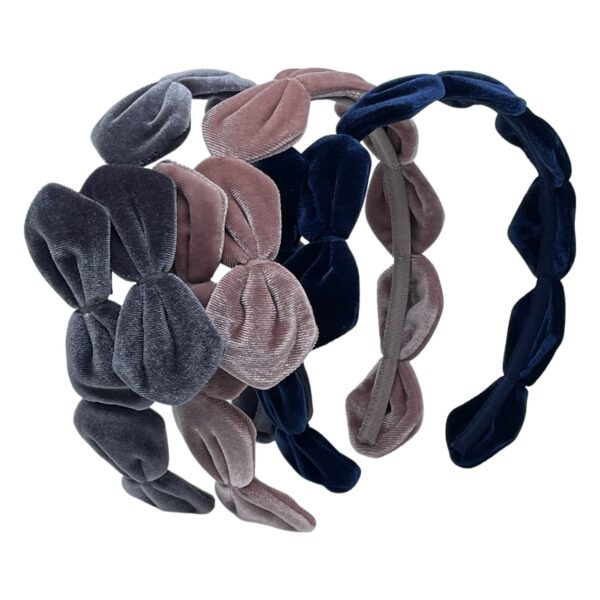 Velvet La Petite Bow Headband - Image 8