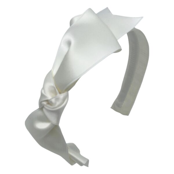 Satin Nicolette Side Bow Headband - Image 8