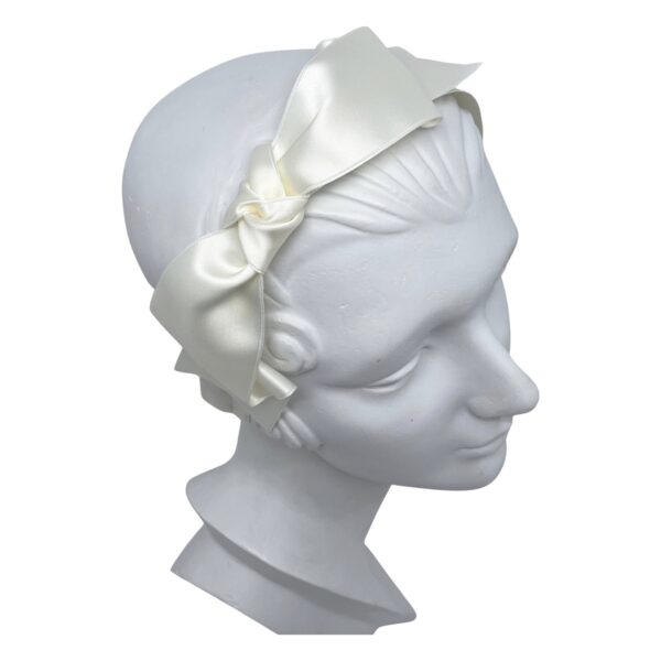 Satin Nicolette Side Bow Headband - Image 10