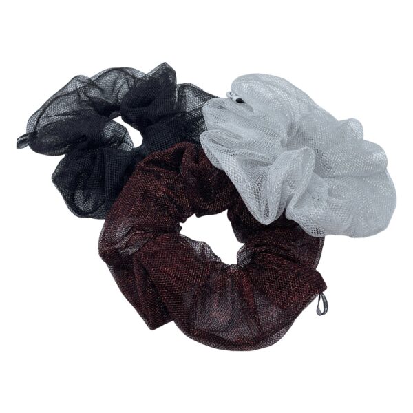 Metallic Tulle Big Scrunchie - Image 5