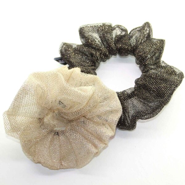 Metallic Tulle Scrunchies - Image 5