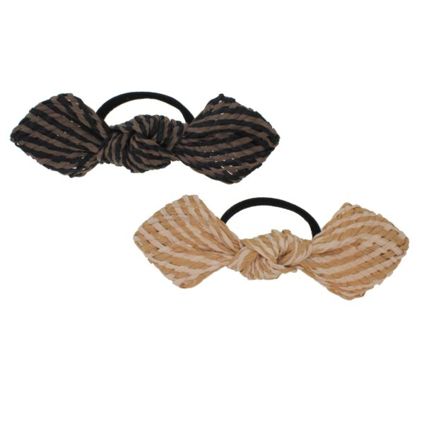 Raffia Straw Knot Pony - Image 3