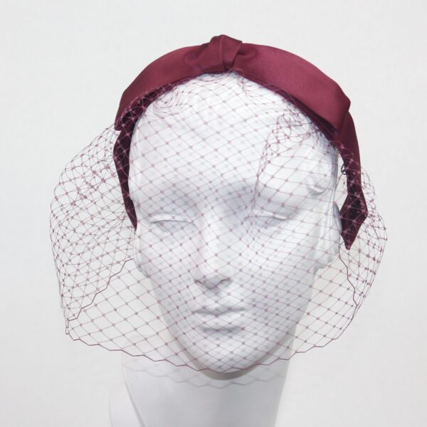 Satin Bow Face Veil - Image 3