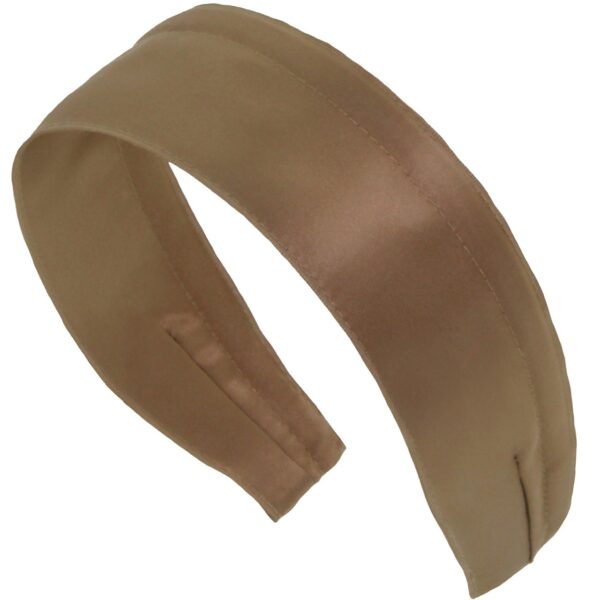 Basic 2" Wide Satin Headband - Image 2