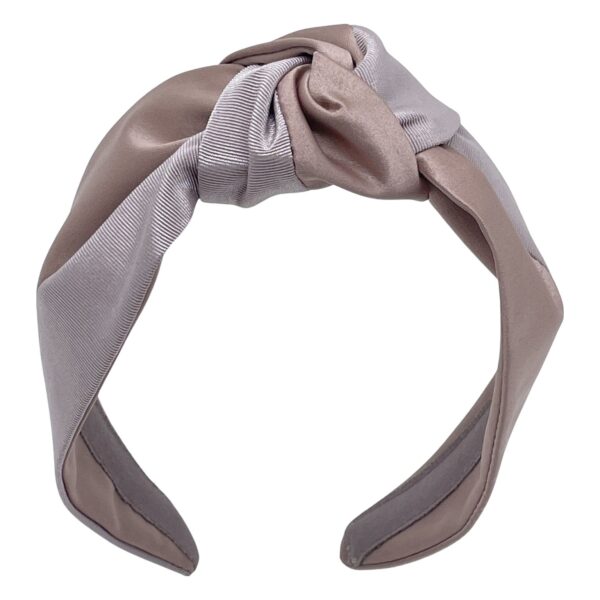 Satin & Grosgrain Blair Turban Headband - Image 4