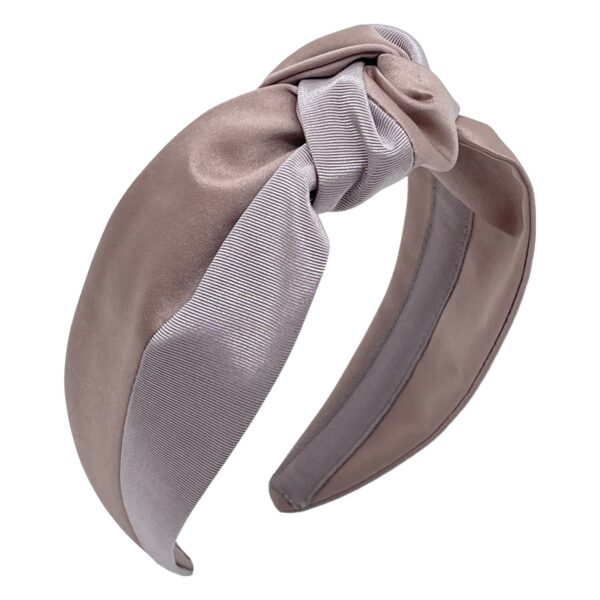 Satin & Grosgrain Blair Turban Headband - Image 9