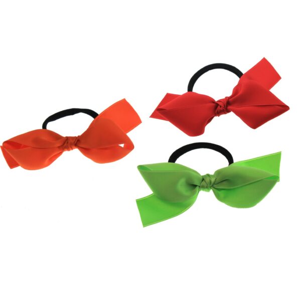 Satin Bow Ponytail Holder - Image 2