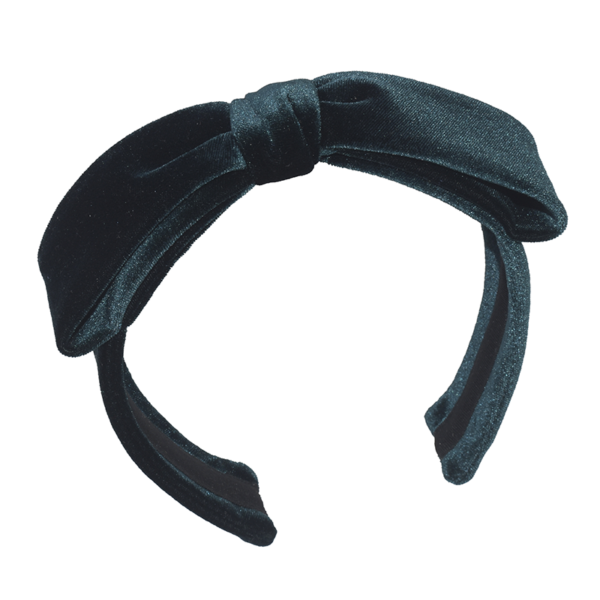 Velvet Alice Bow Headband - Image 2