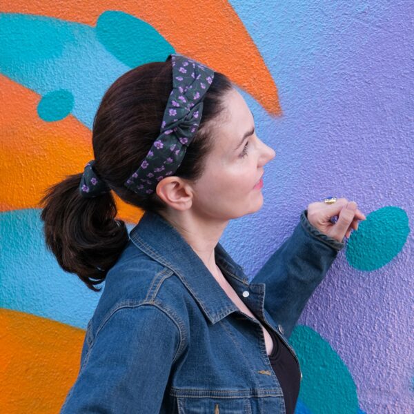 Route 66 Floral Hair Tie & Bracelet - Image 2