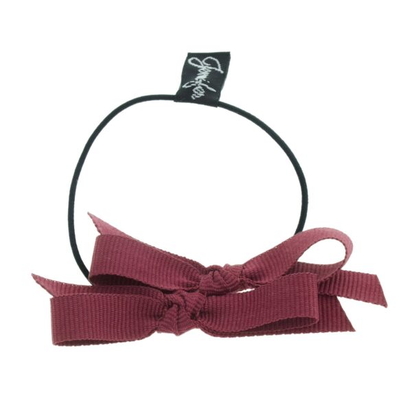 Grosgrain Double Bow Hair Ponytail