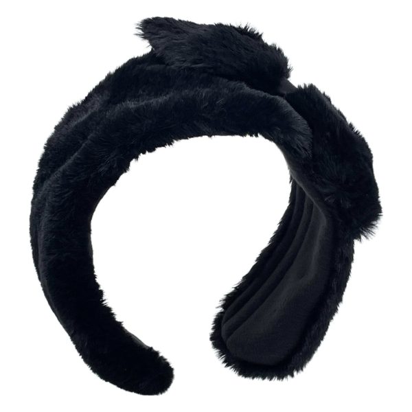 Side Bow Faux Fur Earmuff - Image 2