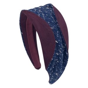 Burgundy Indigo Winter Matisse Headband BB16