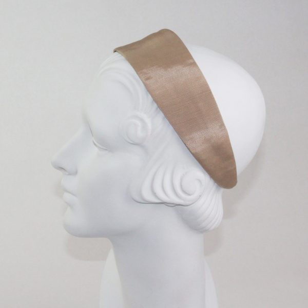 Pecan Grosgrain Classic Wide Headband BE35