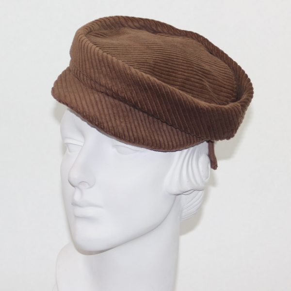 Corduroy Cap Fascinator - Image 2