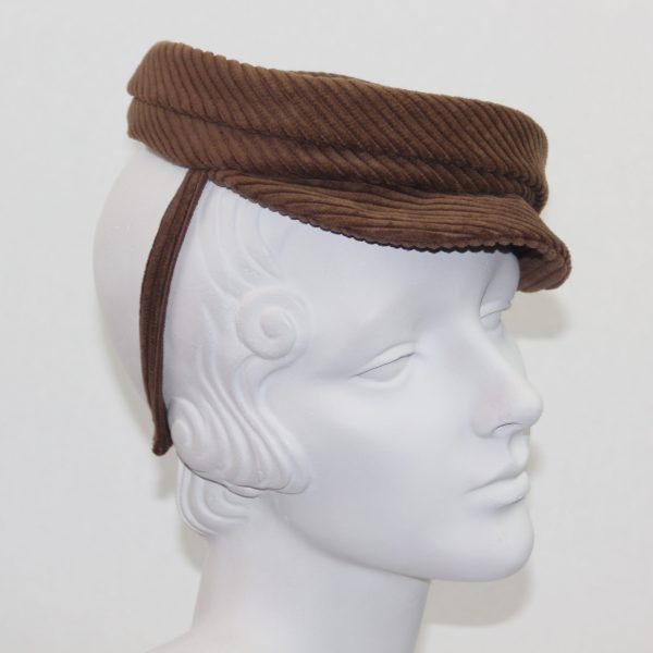 Corduroy Cap Fascinator - Image 3