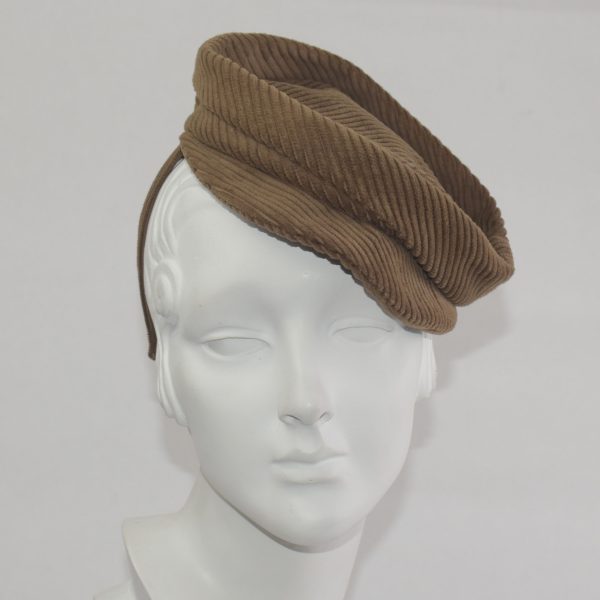 Corduroy Cap Fascinator - Image 4