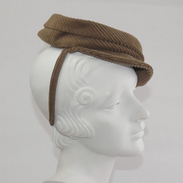 Corduroy Cap Fascinator - Image 5