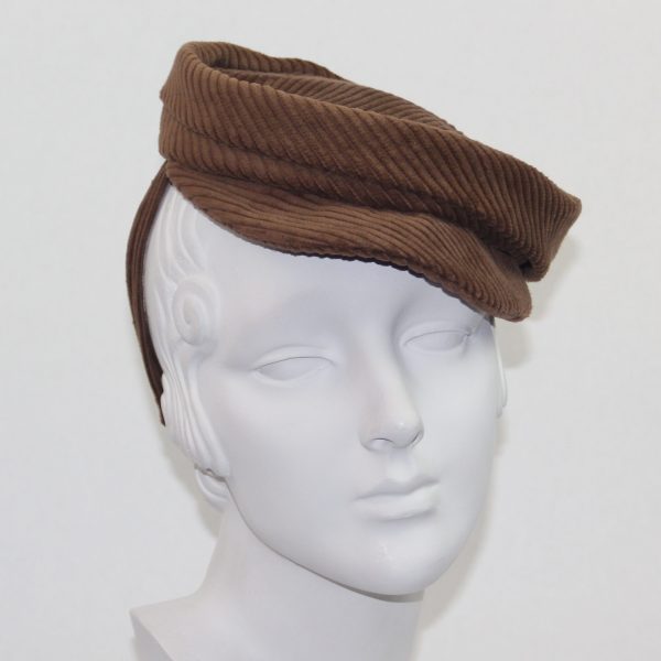 Corduroy Cap Fascinator